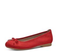 Jana Ballerines avec Noeud Vegan, Rouge (Rouge), 38 EU