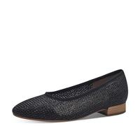 Jana Ballerines Femme à Talon Bloc Vegan, Black, 39 EU