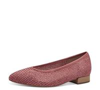 Jana Ballerines Femme à Talon Bloc Vegan, Rose, 39 EU