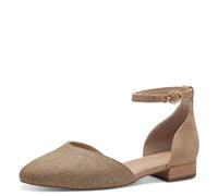Jana Ballerines Femme avec Bride réglable Vegan, Jute Comb, 37 EU