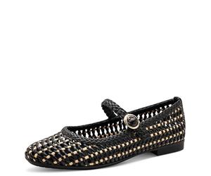 Jana Ballerines végétaliennes pour Femme, Black Nature, 40 EU