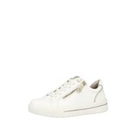 Jana Femme Damen Sneaker Low Vegan 8-23770-46 Basket, Or Blanc, 38 EU