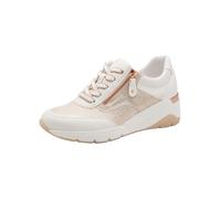 JANA Baskets basses or / blanc, Taille 39