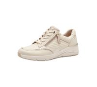 Jana Baskets compensées Femme avec Fermeture éclair Vegan, Ivory, 40 EU