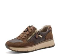 Jana Baskets Femme Plates à Lacets Vegan, Mocca Comb, 40 EU