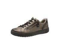 Jana Baskets Femme Plates avec Fermeture éclair Vegan, Bronze, 40 EU