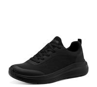 Jana Baskets Femme Plates Sportives Vegan, Black, 36 EU