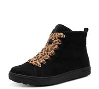 Jana Baskets Montantes Femme à Lacets Vegan, Black, 40 EU