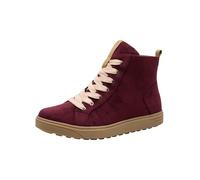 Jana baskets montantes femme à lacets vegan, Bordeaux, 40 EU