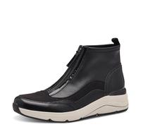 Jana Baskets Montantes Femme avec Fermeture éclair Vegan, Black, 40 EU