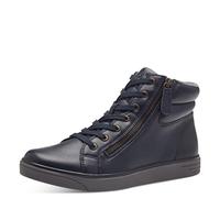 Jana Baskets Montantes Femme avec Fermeture éclair Vegan, Navy, 42 EU