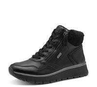 Jana baskets montantes femme fausse fourrure vegan, Black, 36 EU