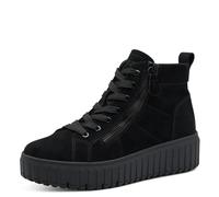 Jana baskets montantes femme plateformes vegan, Black, 38 EU