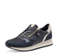 Jana Baskets Plates avec Fermeture éclair pour Femme - Vegan Navy 42