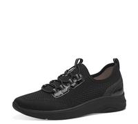 Jana Baskets Slip on Femme à Enfiler Vegan, Black, 37 EU