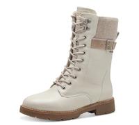 Jana Bottes à Lacets pour Femme-Doublure Plate et Chaude-Végétalien Tendance, Ecru, 37 EU