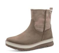 Jana bottes hiver femme sans talon déperlantes vegan, Camel, 39 EU