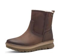 Jana bottes hiver femme sans talon déperlantes vegan, Cognac, 38 EU