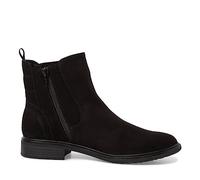 Jana bottines Chelsea femme élégantes plates largeur H large, Black, 37 EU