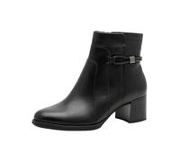 Jana bottines femme à talon bloc vegan, Black, 39 EU