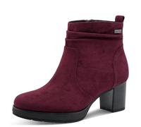Jana bottines femme à talon déperlantes vegan, Bordeaux, 38 EU