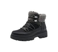 Jana bottines femme doublées vegan, Black, 39 EU