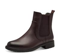 Jana bottines femme sans talon avec fermeture éclair vegan, Bordeaux, 38 EU