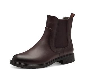 Jana bottines femme sans talon avec fermeture éclair vegan, Bordeaux, 38 EU