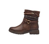 Jana bottines femme sans talon déperlantes vegan, Cognac, 41 EU