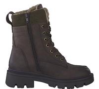 Jana bottines femme sans talon hiver doublées largeur H large, Mocca, 38 EU