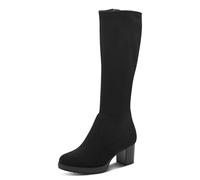 Jana Bottines Longues pour Femme 8-25565-43 Botte Haute Jusqu'au Genou, Noir, 39 EU Large