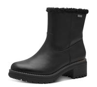 Jana Bottines véganes élégantes avec Doublure Chaude pour Femme Botte Tendance, Noir, 37 EU