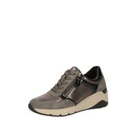 JANA Chaussure de sport à lacets taupe / taupe / noir, Taille 38