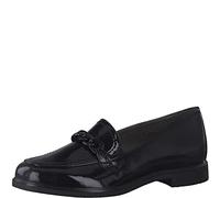 Jana Chaussures Confortables à Largeur Large pour Femme - 8-24262-20 - Chaussures Plates et Tendance - Chaussures de Tous Les Jours - Chaussures d'affaires, Imprimé Noir, 37 EU Large