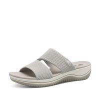 Jana Coshy Pantolette pour Dames Hallux avec Semelle Flexible Élastique, Gris (Lt Grey), 36 EU