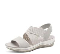 Jana Coshy Sableales Femme plates Élastique Vegan, Gris (Lt Grey), 41 EU