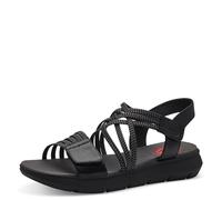 JANA Sandales à lanières noir, Taille 41