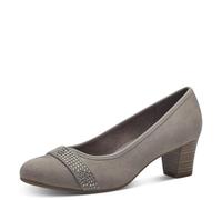 Jana Escarpins avec Détails Scintillants Vegan, Gris (Stone), 41 EU