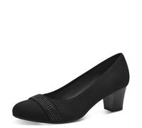 Jana Escarpins avec Détails Scintillants Vegan, Noir (Noir), 42 EU