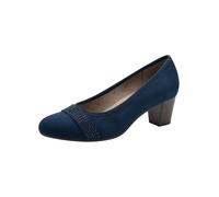 Jana Escarpins avec Détails Scintillants Vegan, Bleu (Navy), 38 EU
