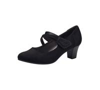 Jana Shoes Escarpins Mary Jane à lanières végan Noir 38 EU