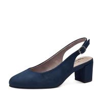 Jana Escarpins pour Femmes avec lanière réglable Vegan, Bleu (Navy), 40 EU