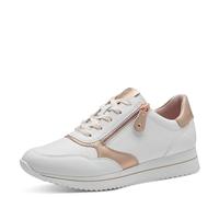 Jana Femme 8-23763-42 Basket, Blanc Or Rose, 38 EU
