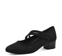 Jana Escarpins Femme à Bride Petit Talon Vegan, Black, 41 EU