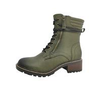 JANA Bottines à lacets vert, Taille 38