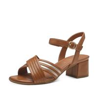 Jana Femme 8-28366-42 Sandale à Talon, Marron, 38 EU Large
