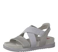Jana Femme 8-8-28311-28 Sandale, Gris Clair, 39 EU