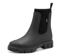 Jana Femme Coshy Damen Rubberboot Vegan Botte Tendance, Noir uni, 40 EU