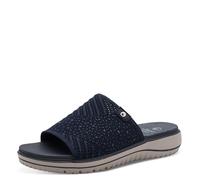 Jana Femme Coshy Mule Flat 8-27264-46 Sandale Plate, Bleu Marine, 39 EU