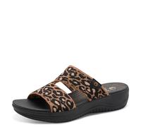 Jana Femme Coshy Wedge/Plat Mule 8-27270-43 Sandale à Talon, léopard, 36 EU